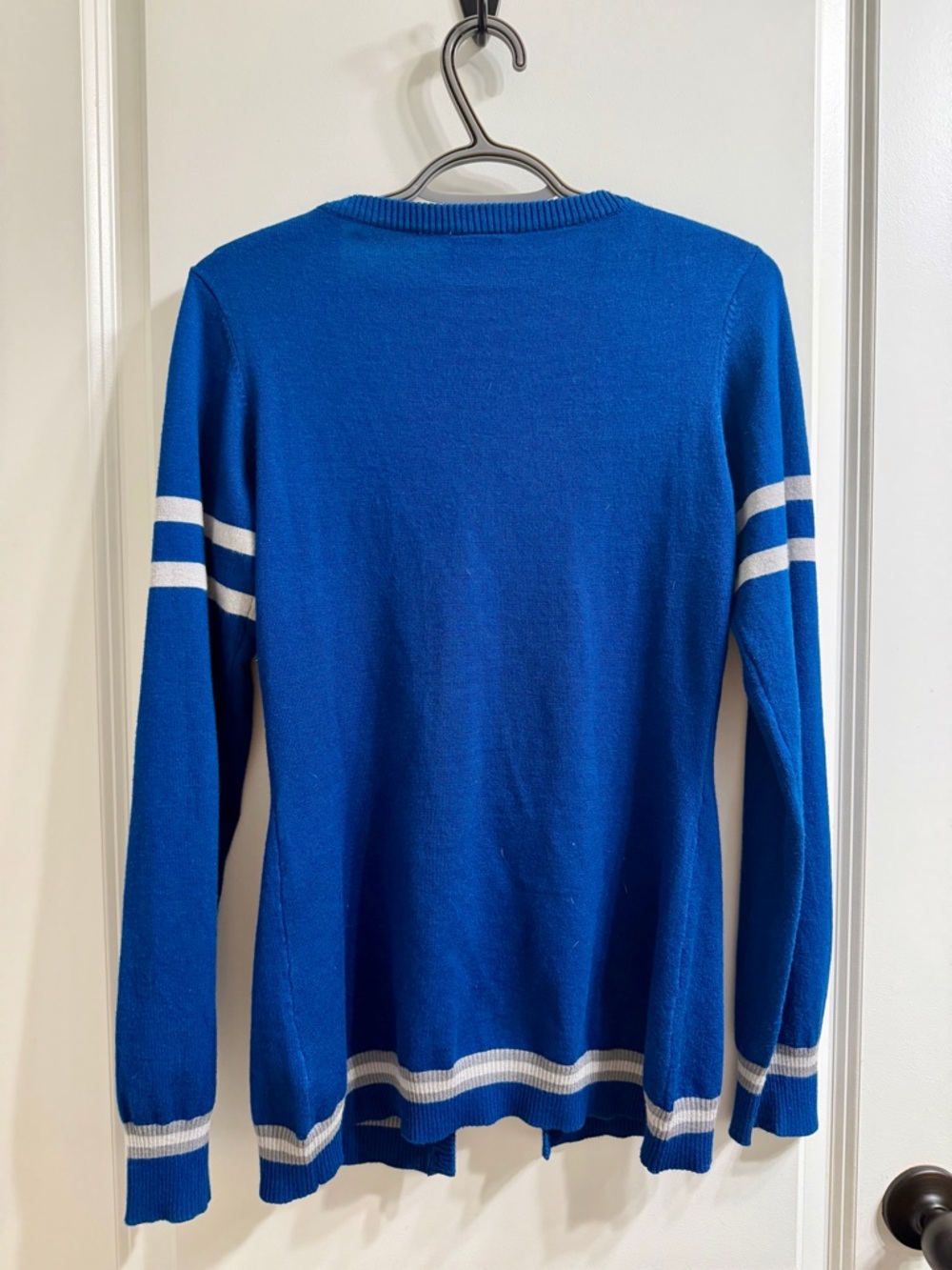 Wizarding World of Harry Potter Bright Blue Ravenclaw Cardigan sz Small - Picture 5 of 6